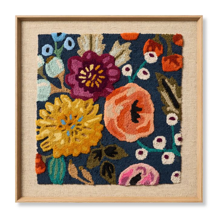 Vintage Blossom 1 Multi 2'7"x2'7" Wall Art